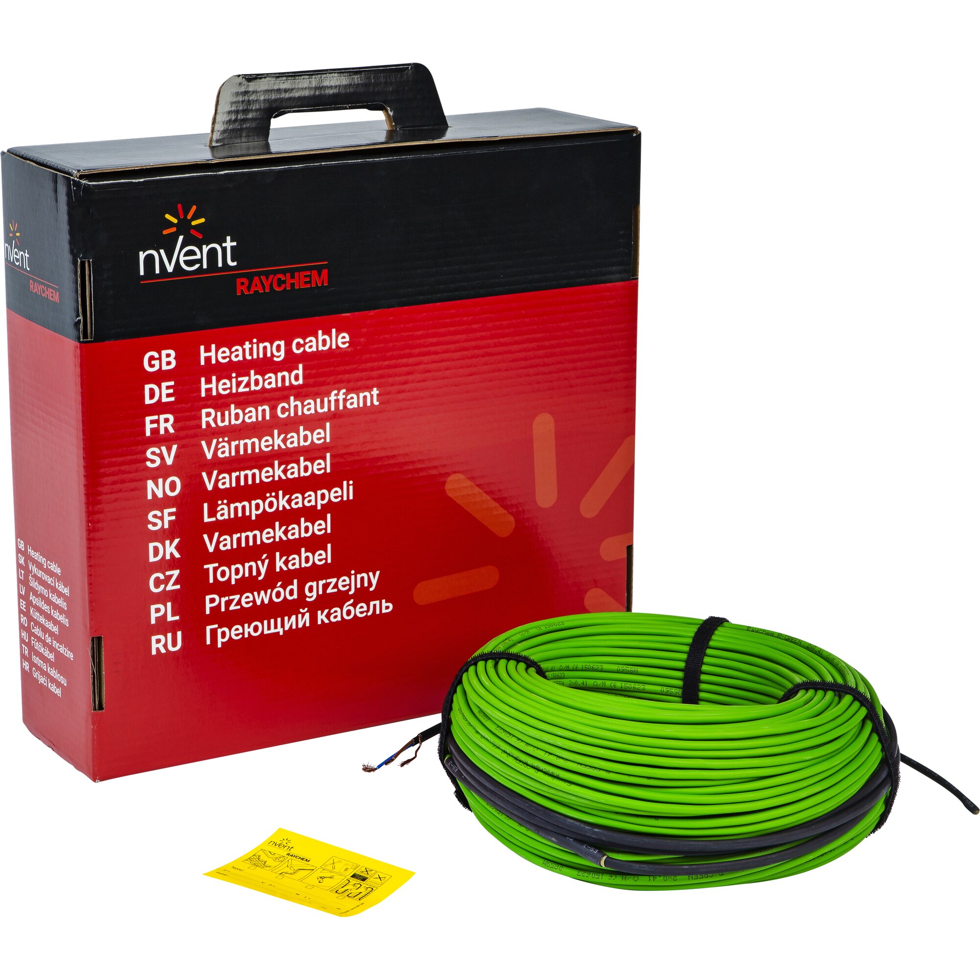 T2Green laveffektvarmekabel for gulv