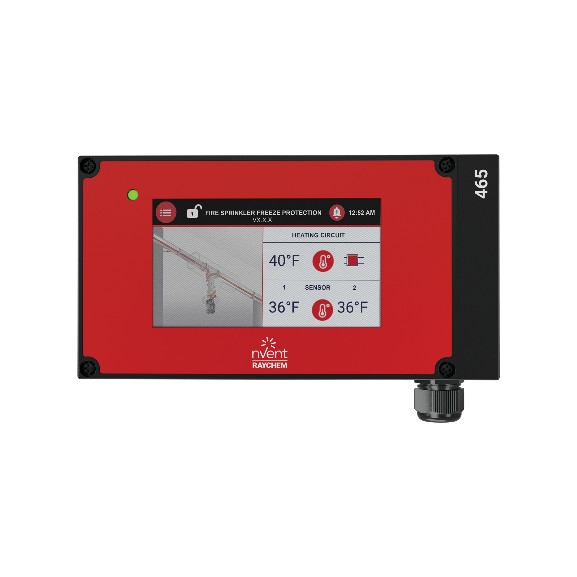 465 Electronic Controller for Heat Tracing of Fire Protection Piping