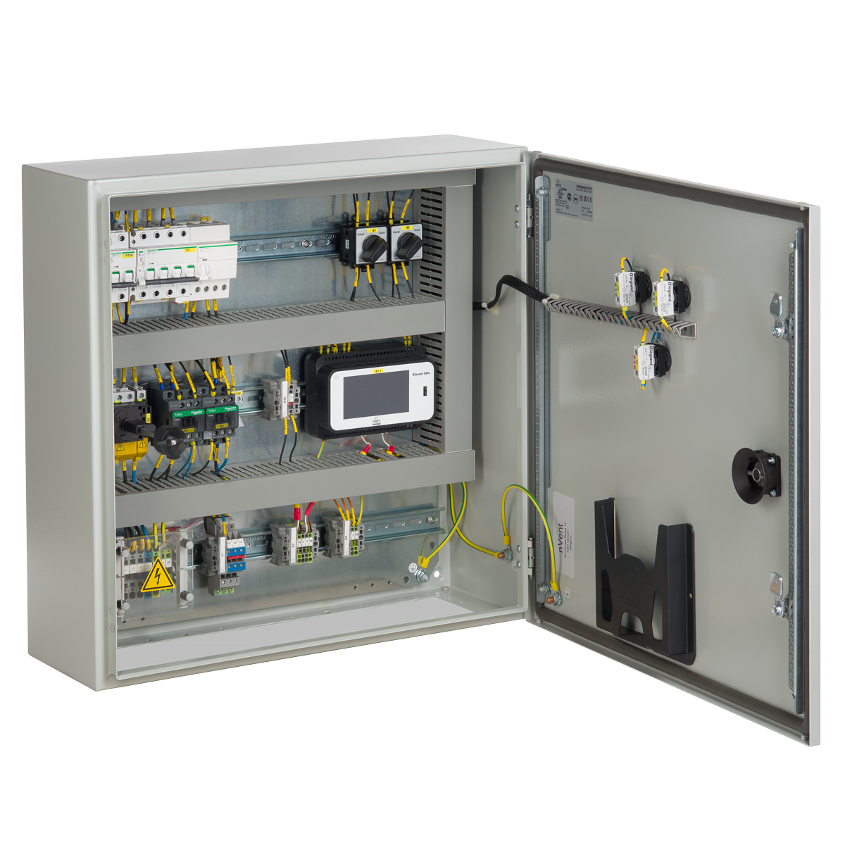 Rozdzielnica zasilająco-sterująca, 12x20A, ogrzewanie rynien/podjazdów, sterownik Elexant 650c-Modbus, IP65
