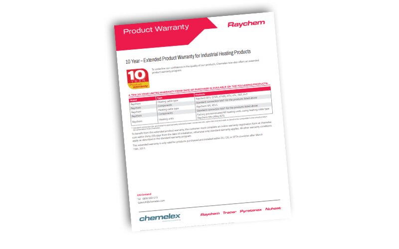 Extended Product Warranty for Industrial Heating Products