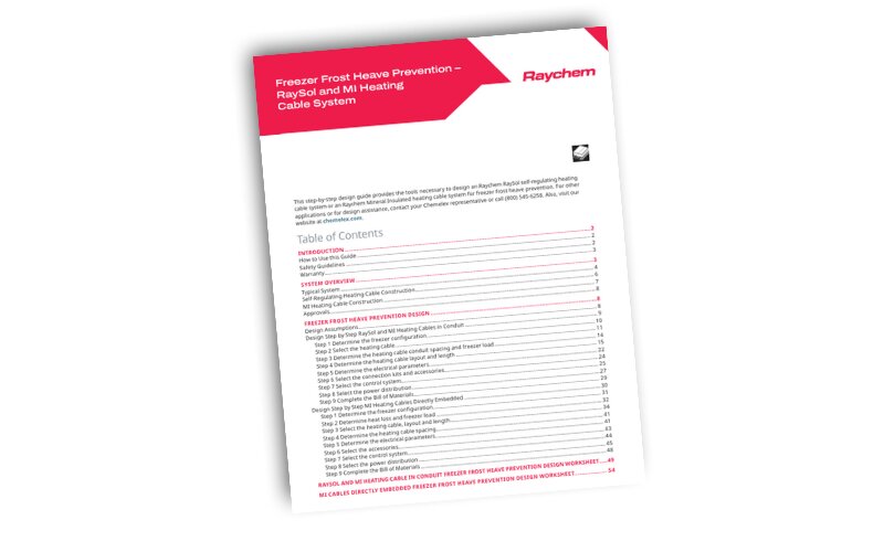 RaySol And MI Freezer Frost Heave Prevention