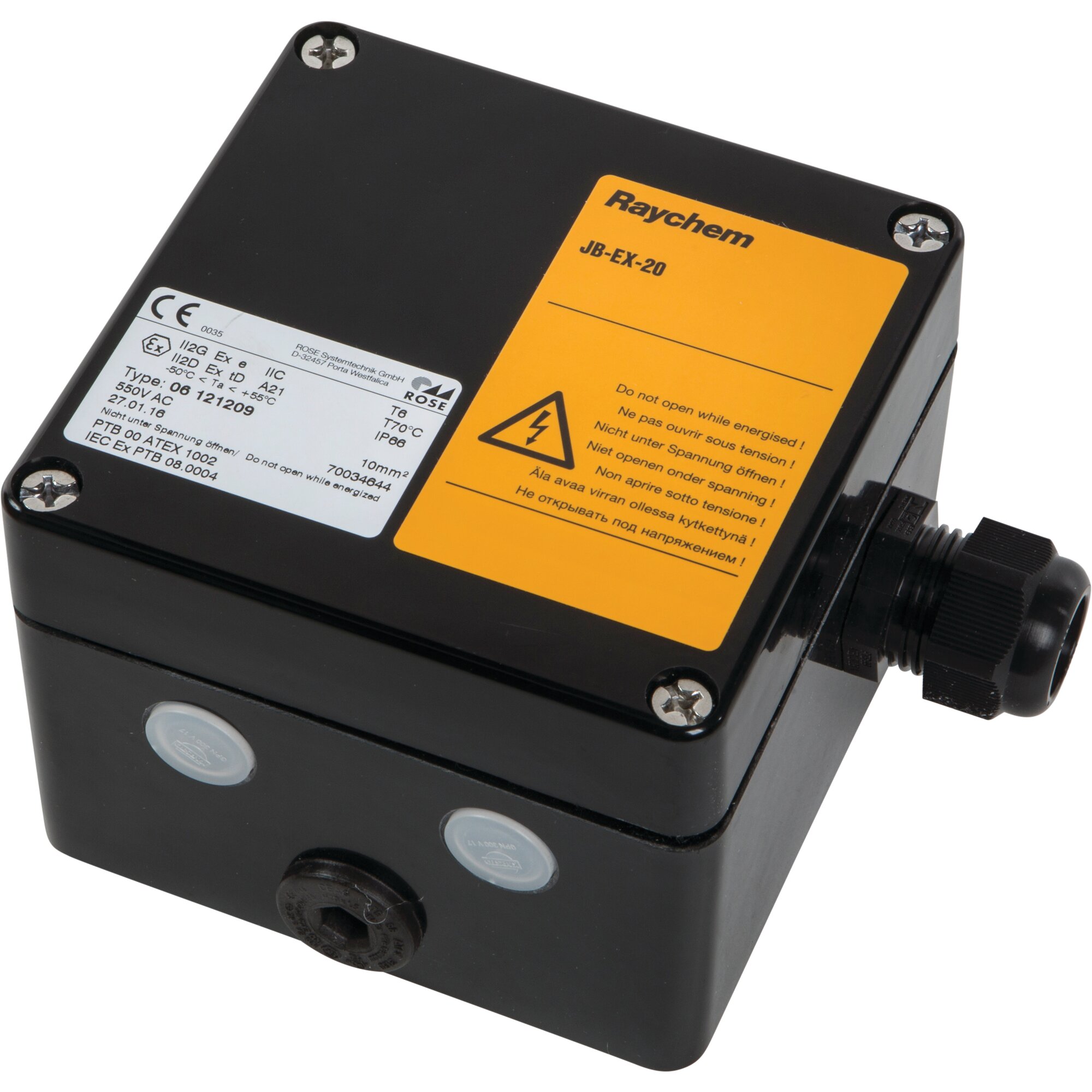 Polimerowa skrzynka połączeniowa do kabli PI