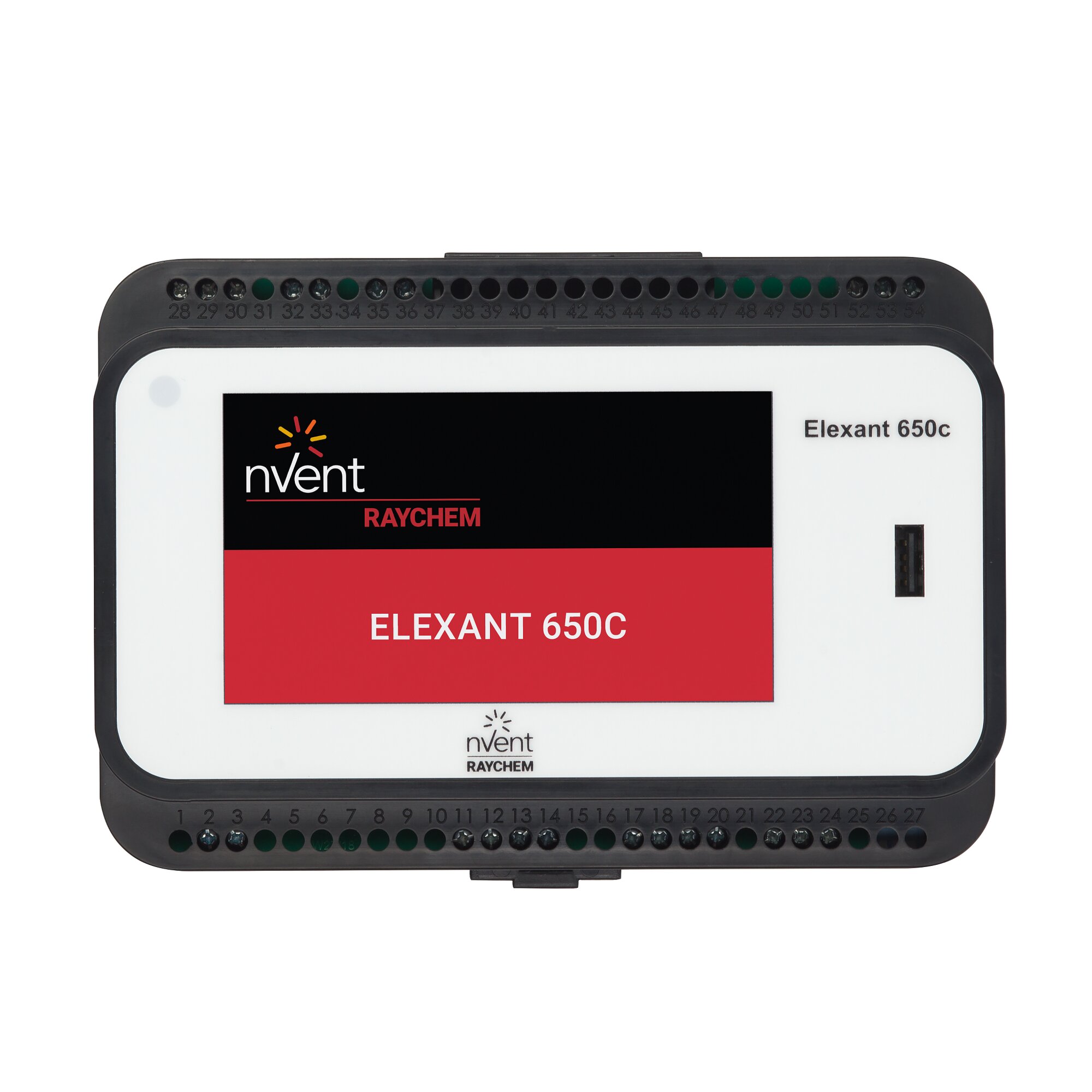 Sterownik do 2 stref grzewczych, ogrzewanie rynien / podjazdów, montaż na szynie DIN w rozdzielnicy, komunikacja Modbus, czujniki zamawiane oddzielnie